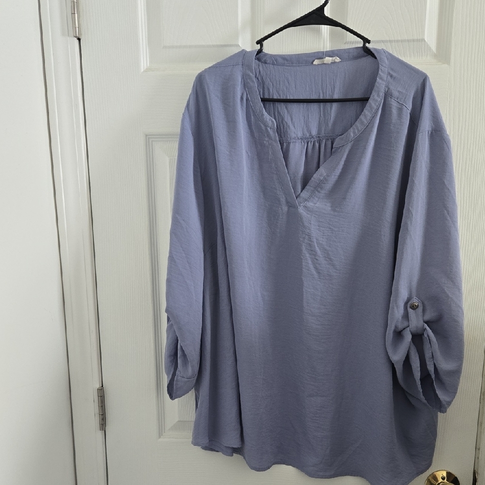 Maurices Soft Blue Tunic Top